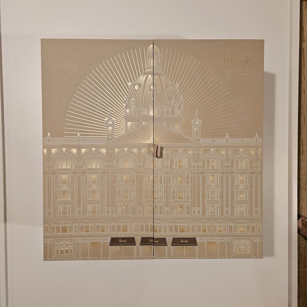 Harrods Gold Silver 25 Days of Beauty Empty Advent Calendar 2025